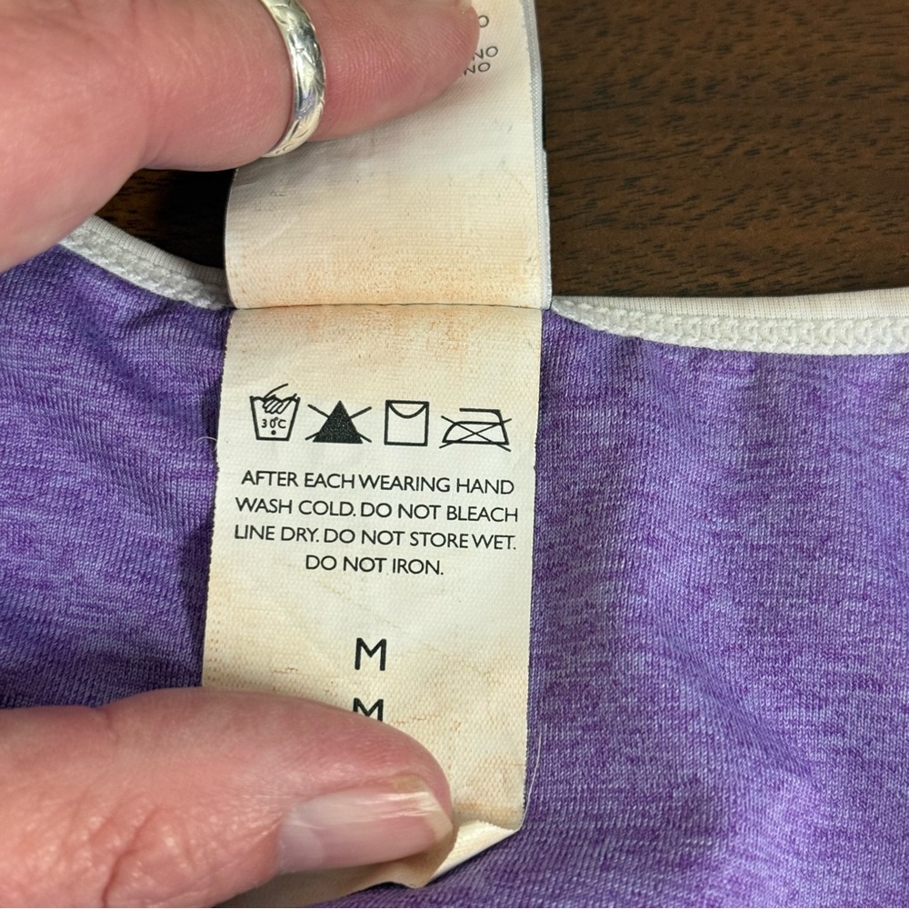 Nike Purple Tank Top Women’s Medium | Dri-Fit Activewear Running Gym Racerback - Picture 7 of 8